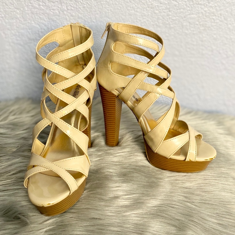 Dollhouse Beige Heels